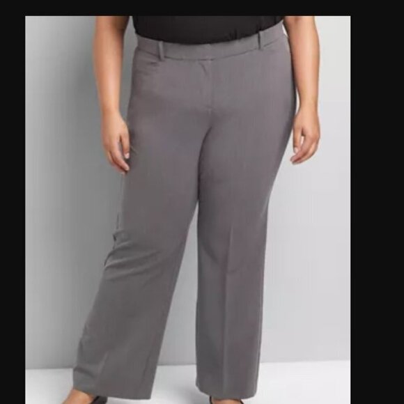 Lane Bryant gray Trouser Pants 22S SHORT - Picture 1 of 7